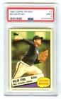 NOLAN RYAN~RARE (POP 239) 1985 TOPPS "TIFFANY" RECORD BREAKER PSA-9 MINT CARD #7