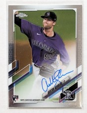 2021 Topps Chrome Ashton Goudeau Rookie Autograph RC #RA-AGO Colorado Rockies