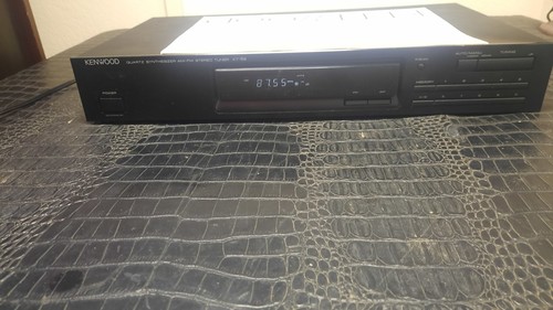 Vintage Kenwood Quartz Synthesizer Am-fm Stereo Tuner Kt-59 Tested Works