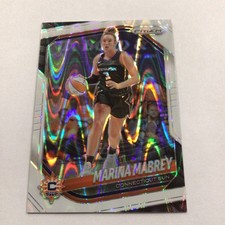 2025 Panini WNBA White Seismic Marina Mabrey #18 Connecticut Sun
