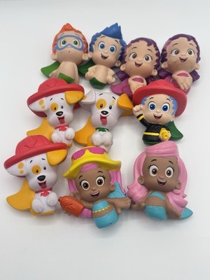 Bubble Guppies Bath Water Squirters 3  Figures Nick Junior Set of 10 No Box