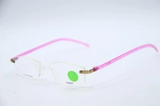 NEW EYEPHORICS 2.5 10P/37P/35P CLEAR PINK AUTHENTIC FRAMES EYEGLASSES 47-18