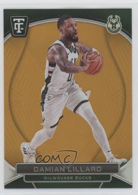 2024 Panini Totally Certified Orange Platinum Mirror 14/75 Damian Lillard 1g40