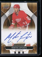 2024-25 UD ENGRAINED ICONS THE ALUMNI AUTOGRAPH Martin Lapointe CA-PO