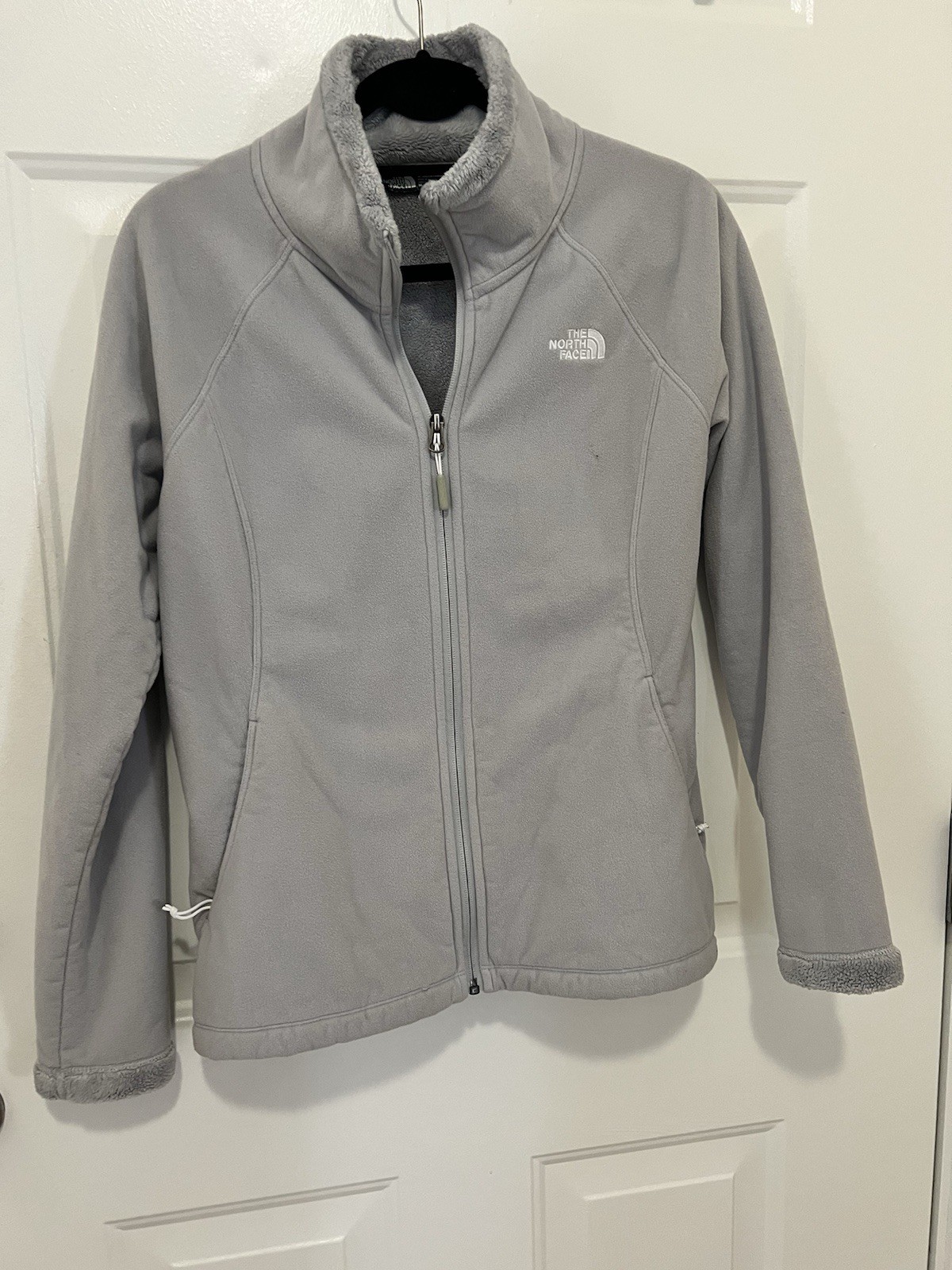 The North Face Women's Gray Full Zip Jacket w/ Pockets Long Sleeve Size M