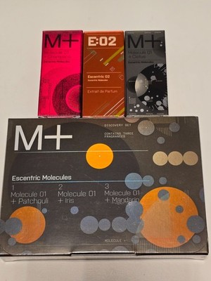 Molecules+Iris,Mandarin, Patchouli,Champaca,Cistus + Extract 6×2 ml (neu)