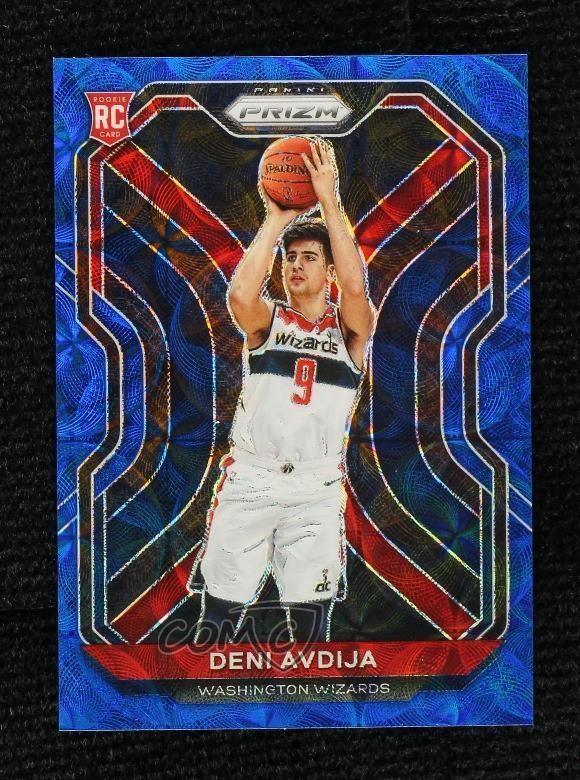 2020-21 Panini Prizm Choice Blue Prizm 47/49 Deni Avdija #290 13y1
