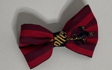 Harry Potter Gryffindor Medium Hair Bow Clip for Girls Or Women Handmade USA New