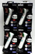 Lot of 4 Braun Forehead Digital Thermometer and Professional Accuracy BFH175 NEW