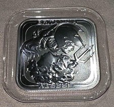 2025 Royal Mint Britannia and Liberty 1oz Silver Bullion Bar in vinyl packaging