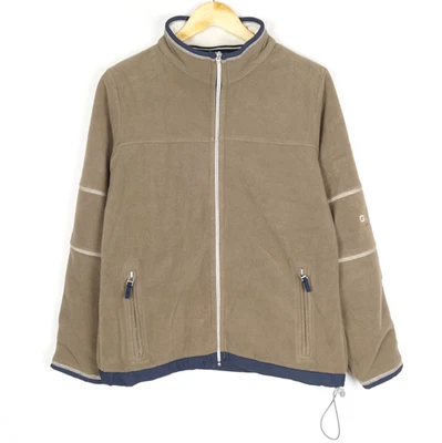 Pull polaire homme GAASTRA taille M marron poches polyester zippées complètes - Photo 1/4