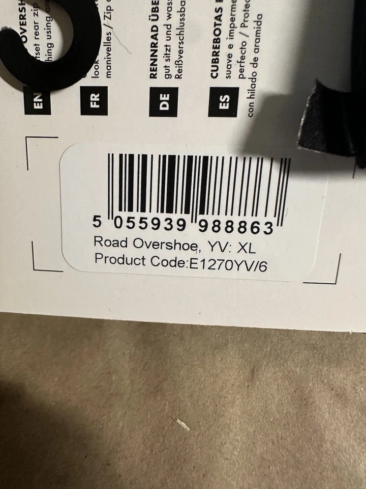 Sobrezapatillas de ciclismo de carretera Endura amarillas impermeables reflectantes - XL Foto 4 de 4