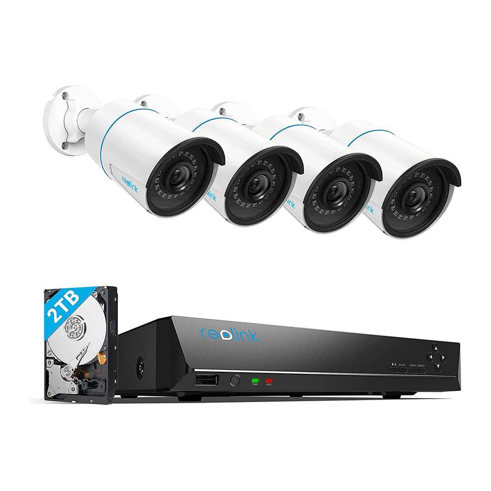 Reolink 5MP POE Security Camera System 8CH NVR Smart Detecti
