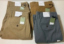 Straight FIT CHINO PANTS Men's GRAY, KHAKI or BROWN 32  L Goodfellow  Co