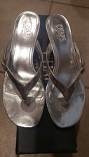 CHAPS Silver Dress Scandals Size 7.5 B MRSP 49.99 NIB
