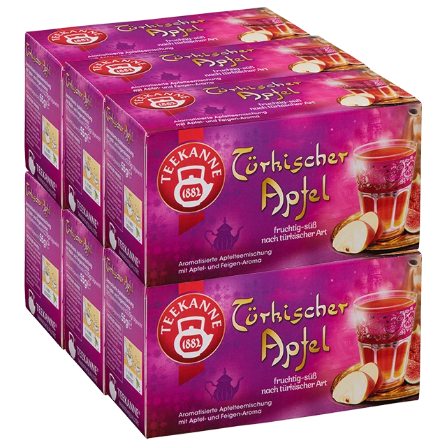 Teekanne Türkischer Apfel, 6er Pack - Bild 1 von 1