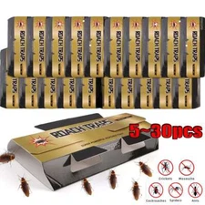 5~30 PCS Pest Roach Glue Trap Cockroach Killer Bait Catchers Indoor Office Motel