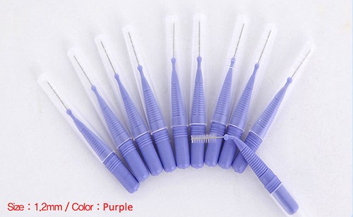 New Dental Interdental Brush Tooth Floss Stick Hygiene Toothpick, x 100pcs - Picture 9 of 10