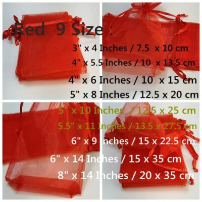 Details about / 5 3//4/" x 4 1//2/" Jewelry Gift Drawstring Bags 8 Pieces Gold 4 Gold 4 Red