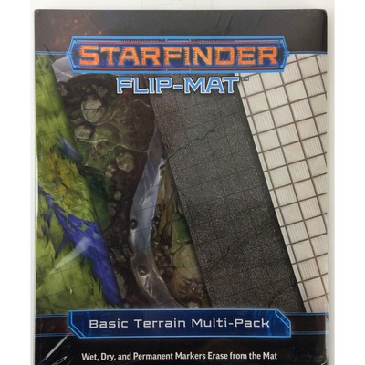 Paizo Starfinder Flip-Mat: Metropolis – Doppelseitige Stadt-Matte Für Rollenspiel-Fans