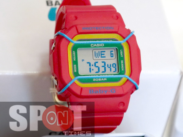 Casio Baby G Bgd 501 4b Ladies Red Resin Band 100m Mineral Glass Digital Watch For Sale Online Ebay