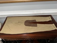 RALPH LAUREN POLO, COTTON, WOMEN S DESIGNER, TAN RIDING LEGGINGS Size: 16