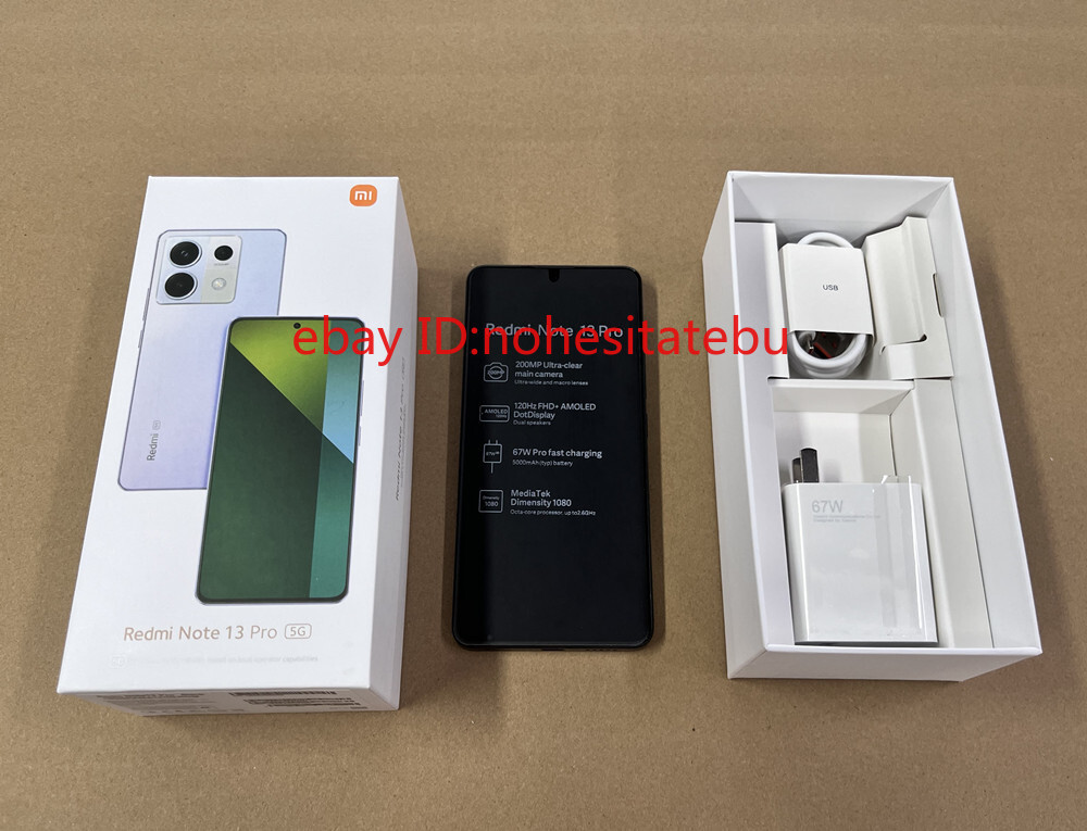 67W 充電器付 Redmi Note 13 Pro 5G ブラック 美品箱付 Xiaomi Redmi Note 13 Pro 5G 16GB+512GB 200MP TripleCamera Dual SIM