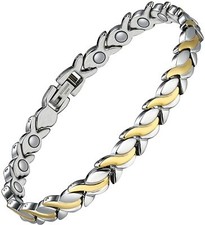 Titanium Steel Magnetic Bracelet for Women Magnet Therapy Bracelets Pain Relief