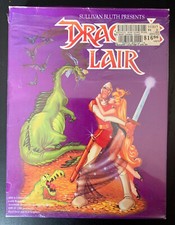 Vintage 1989 Dragon's Lair IBM 3.5 Merit Software Sullivan Bluth Video Game