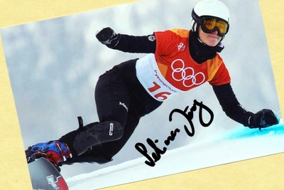 Selina JÖRG  (3)  Autogramm Bild - Print Copy - 18 x 13 + SIGNIERTE AK SKI - WM