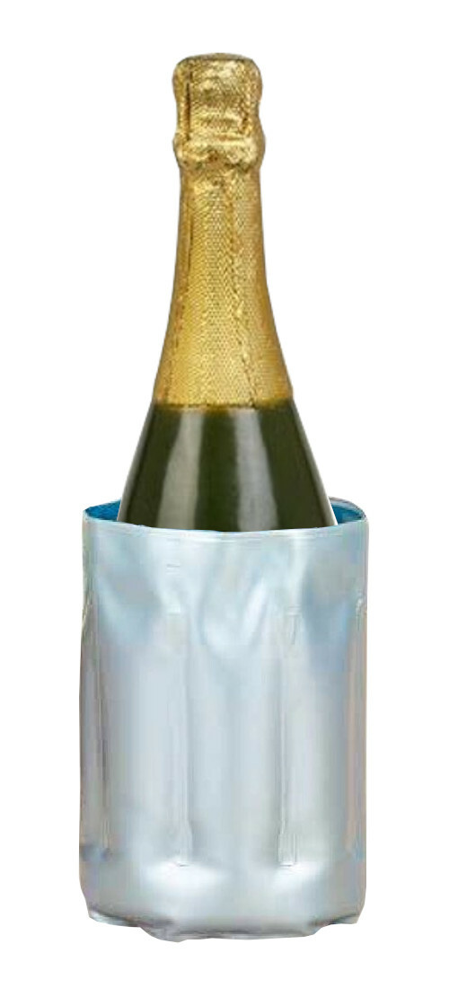 Kühlmanschette mit Klettverschluss Flaschenkühler Sektkühler Weinkühler Kühlakku