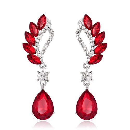 Mujeres Gorgeous Drop Earrings Girls Gems Boho Gift Engagement Jewellery Gift UK - Imagen 10 de 10