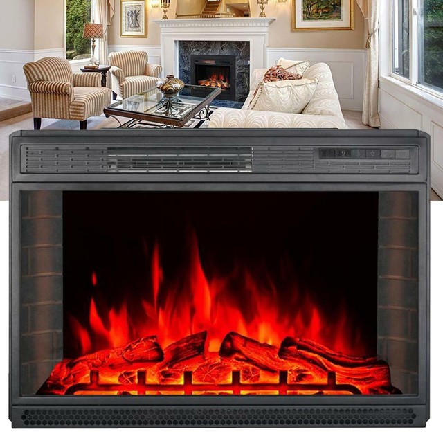 Classic Flame 28 Electric Fireplace Insert W Glass Doors