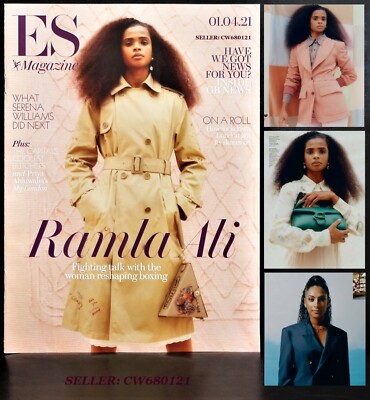 RAMLA ALI BOXER GB NEWS PRIYA AHLUWALIA ES MAGAZINE APRIL 2021
