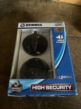 NOS Brinks Single Cylinder Deadbolt Keyed One Side Tuscan Bronze 2717-150