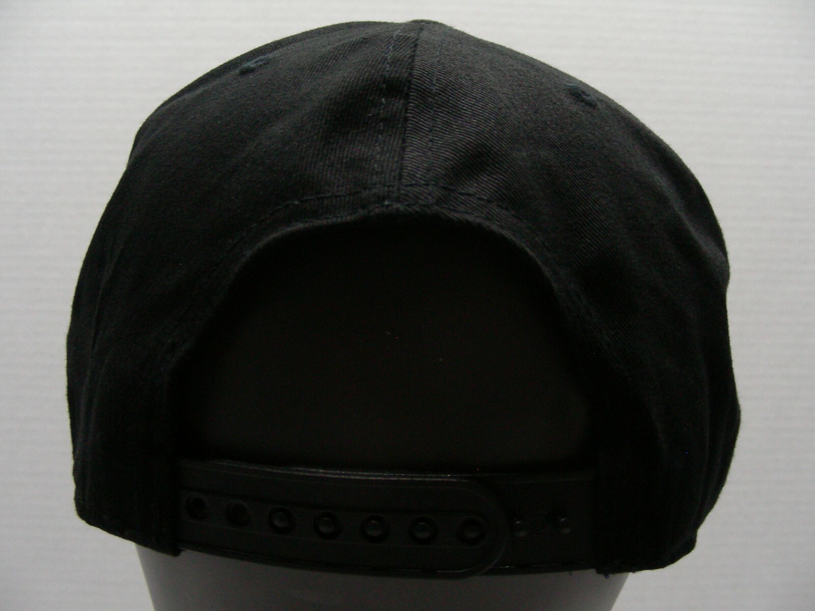 BK - Solid Black - One Size Adjustable SNAPBACK B… - image 4