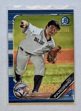 2019 Bowman Chrome Eric Pardinho Blue Refractor /150 #BDC-21 Toronto Blue Jays