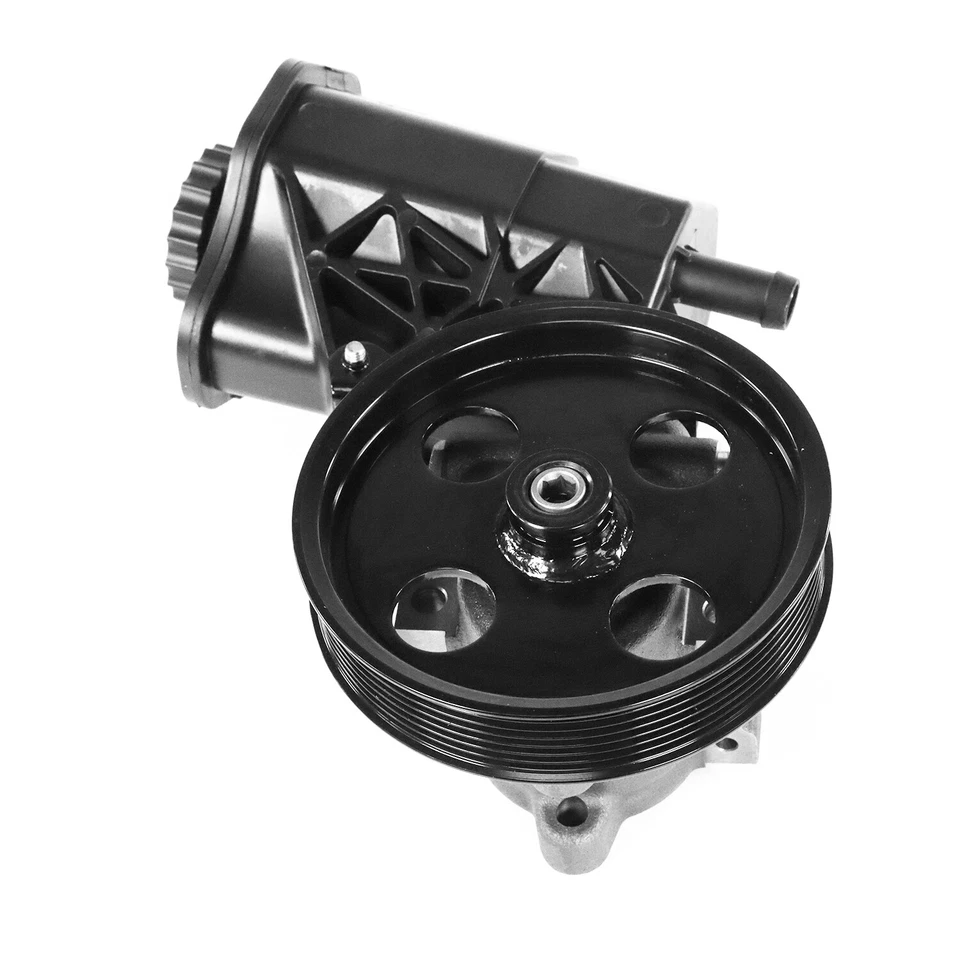 Power Steering Pump For 2002-2007 Dodge Ram1500 5.7L with Pulley & Reservoir Foto 2 de 4