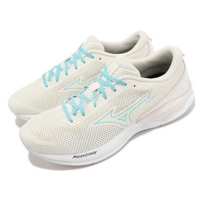 Mizuno Wave Revolt 3 Ivory Blue White Men Unisex Running Sports Shoe J1GC2314-02