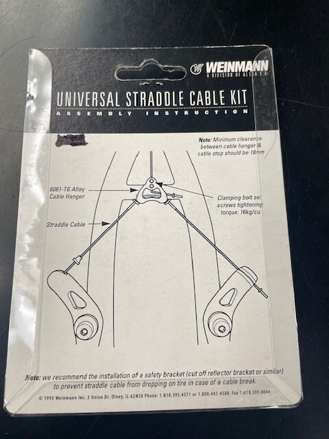 Straddle Wire NOS Weinmann Universal Straddle Cable Kit | eBay