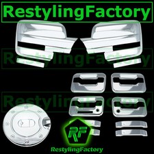 09-14 Ford F150 Chrome Mirror4 Door Handlekeypadpsg Keyholegas Cover Combo