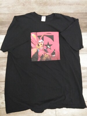 Elton John Farewell Yellow Brick Road Concert Tour 2018  Black T Shirt  XXL