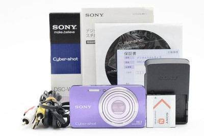 SONY Cyber-Shot DSC-W570 Purple Digital Camera 16.1MP 5x Optical