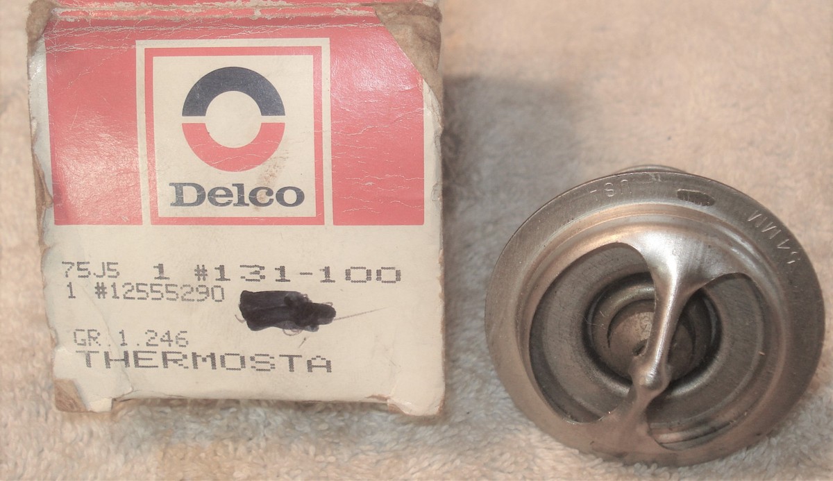 F.29　100 Thermostat, NOS Delco 131-100. 92-96 Cadillac, Camaro