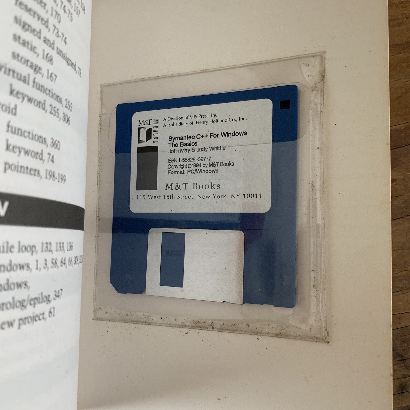 Symantec C++ For Windows: The Basics By John May Judy Whittle Book Textbook