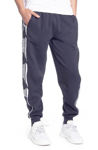 Kappa Books Publishers Kappa Mens Authentc Zallard Fleece Sweat Pants Medium Blue/Grey Stone Sweatpants, Men's