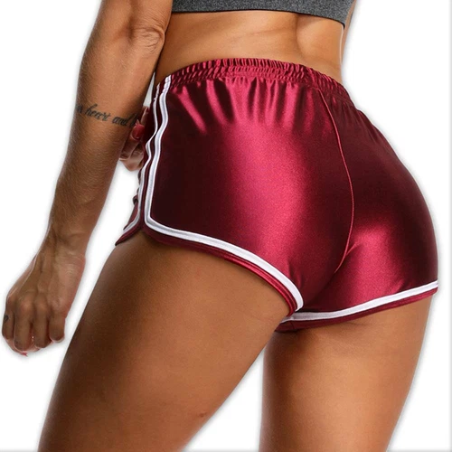 Women's Beach Waist Booty Yoga Shorts Ruched Sports Pants Casual Gym Workout Hot - Picture 15 of 37