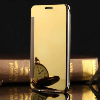 Gold Metal Flip Case for Samsung Galaxy J5 - New Shockproof Hard Armor Cover USA
