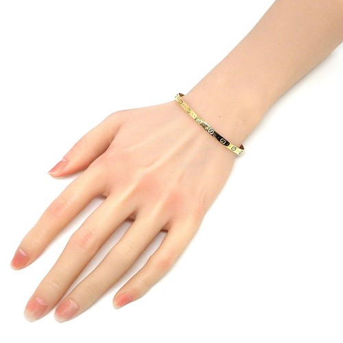 GUCCI Brazalete Icono GG Logo 750 (18K) Oro Amarillo #18 - Imagen 9 de 10