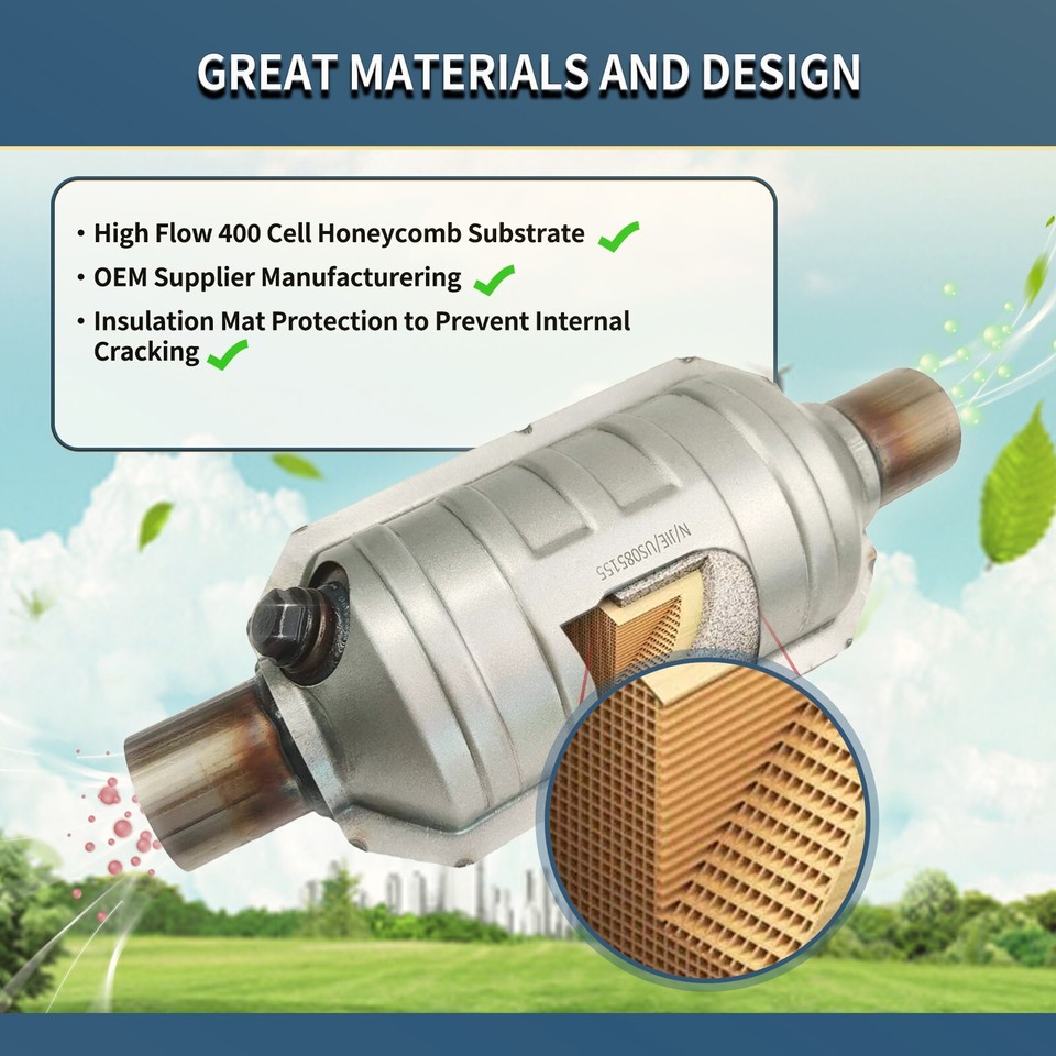 Catalytic Converter For GMC Terrain Chevy Equinox 2.4L 2010 TO 2014 Front EPA - Foto 6